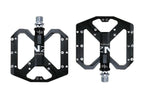 New Mountain Non-Slip Bike Pedals Platform Bicycle Flat Alloy Pedals 9/16 3 Bearings For Road Bikes Mountain Bike Pedals Flat Bicycle Pedals 9/16 Lightweight Road Bike Pedals Carbon Fiber Sealed Bearing Flat Pedals Stevvex