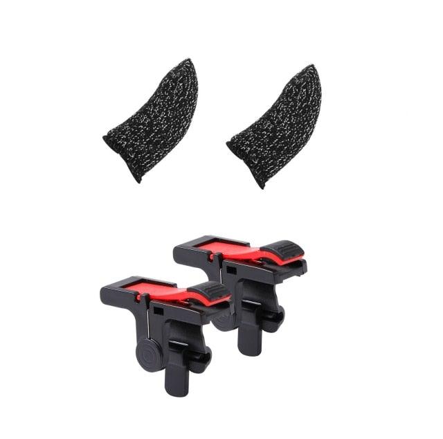 New Phone Mobile Gaming Trigger Fire Button Handle Shooter Game Joysticks Gamepad For Fire Shooting Controller Mobile Game Controllers, iOS & Android Controller, Aim Trigger Fire Buttons Shooter Sensitive Joystick, Portable Controller Gamepad Stevvex