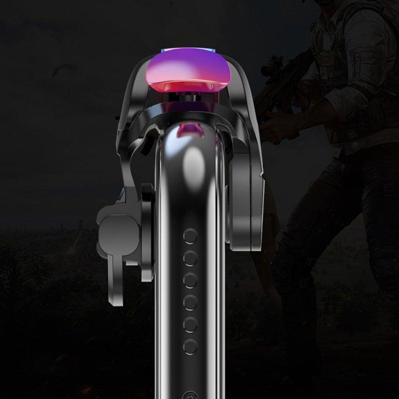 New Phone Mobile Gaming Trigger Fire Button Handle Shooter Game Joysticks Gamepad For Fire Shooting Controller Mobile Game Controllers, iOS & Android Controller, Aim Trigger Fire Buttons Shooter Sensitive Joystick, Portable Controller Gamepad Stevvex