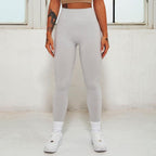 New Pink Seamless Leggings Women Workout Gym Clothing Push Up Legging Lifting Leggings For Women Seamless Workout Leggings High Waist Yoga Pants Sport Women Fitness Active Wear Stevvex