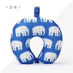 New Polar Bear And Cat U-shaped Travel Pillows For Sleeping Microbead Foam Cartoon Neck Pillow Office Airplane Soft Headrest Premium Travel Pillow Sleep with NO Neck Pain Super Soft Memory Foam Neck Pillow Easy Washing Stevvex