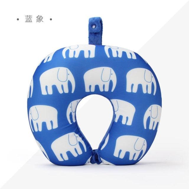 New Polar Bear And Cat U-shaped Travel Pillows For Sleeping Microbead Foam Cartoon Neck Pillow Office Airplane Soft Headrest Premium Travel Pillow Sleep with NO Neck Pain Super Soft Memory Foam Neck Pillow Easy Washing Stevvex