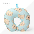 New Polar Bear And Cat U-shaped Travel Pillows For Sleeping Microbead Foam Cartoon Neck Pillow Office Airplane Soft Headrest Premium Travel Pillow Sleep with NO Neck Pain Super Soft Memory Foam Neck Pillow Easy Washing Stevvex