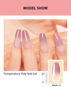 New Poly Nail Polish Gel Extension Glitter Gel Nails Manicure Design UV Reflective Diamond Shine Stevvex