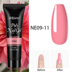 New Poly Nail Polish Gel Extension Glitter Gel Nails Manicure Design UV Reflective Diamond Shine Stevvex