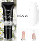 New Poly Nail Polish Gel Extension Glitter Gel Nails Manicure Design UV Reflective Diamond Shine Stevvex