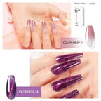 New Poly Nail Polish Gel Extension Glitter Gel Nails Manicure Design UV Reflective Diamond Shine Stevvex
