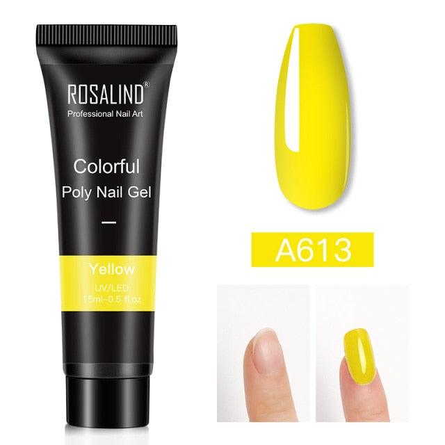 New Popular Nail Polish Gel 15ml UV Nail Extension Gel Permanent Nail Art Manicure Design Fashion Gel For Womens Stevvex