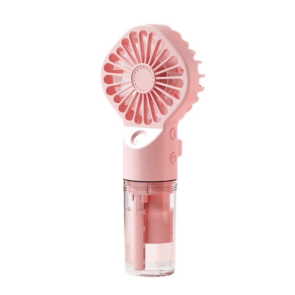 New Portable Handheld Fan USB Rechargeable Turbo Water-Cooled Spray Mini Fan 4 Gear Speed Air-conditioning Mute Fans Outdoor Handheld Misting Fan Rechargeable Mini Personal Fan Battery Operated for Travel Stevvex