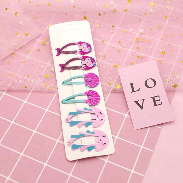 New Printed Cute Cartoon Fruit BB Clips Hairpins Girls Hair Accessories Children Headwear Baby Hair Clips Headdress Gorgeous Hair Accessories For Girls Stevvex