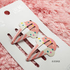 New Printed Cute Cartoon Fruit BB Clips Hairpins Girls Hair Accessories Children Headwear Baby Hair Clips Headdress Gorgeous Hair Accessories For Girls Stevvex