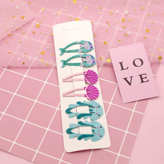 New Printed Cute Cartoon Fruit BB Clips Hairpins Girls Hair Accessories Children Headwear Baby Hair Clips Headdress Gorgeous Hair Accessories For Girls Stevvex