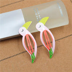 New Printed Cute Cartoon Fruit BB Clips Hairpins Girls Hair Accessories Children Headwear Baby Hair Clips Headdress Gorgeous Hair Accessories For Girls Stevvex