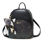 New PU Leather Business Backpacks For Ladies And Girls Fashion Designer Teenage Girls Student School Bags Stevvex