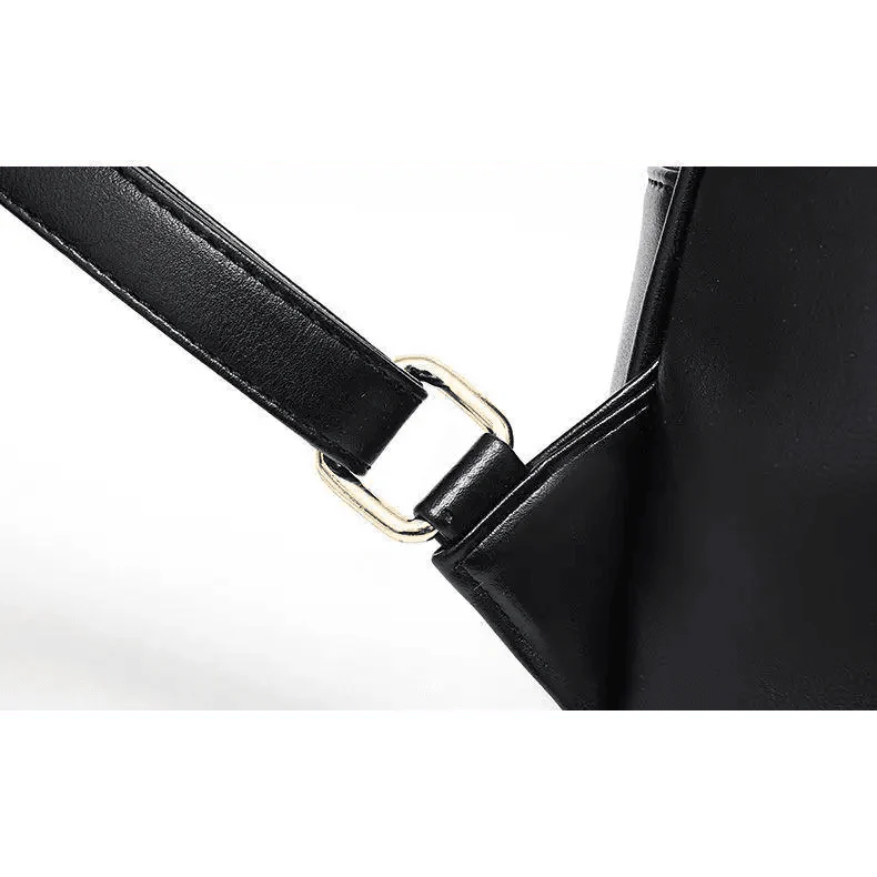 New PU Leather Business Backpacks For Ladies And Girls Fashion Designer Teenage Girls Student School Bags Stevvex