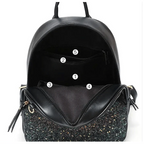 New PU Leather Business Backpacks For Ladies And Girls Fashion Designer Teenage Girls Student School Bags Stevvex