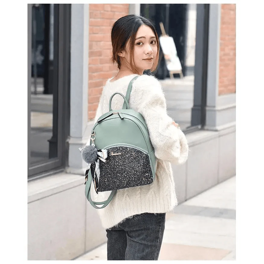 New PU Leather Business Backpacks For Ladies And Girls Fashion Designer Teenage Girls Student School Bags Stevvex