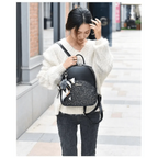 New PU Leather Business Backpacks For Ladies And Girls Fashion Designer Teenage Girls Student School Bags Stevvex