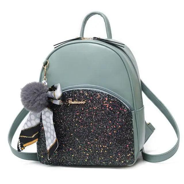 New PU Leather Business Backpacks For Ladies And Girls Fashion Designer Teenage Girls Student School Bags Stevvex