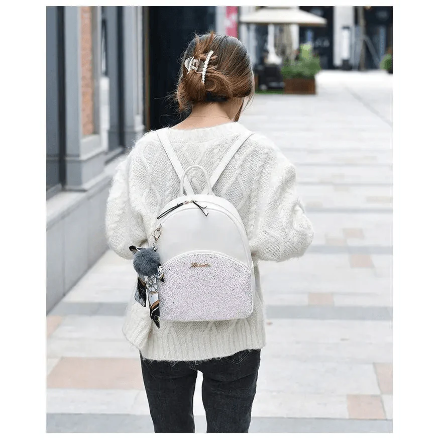 New PU Leather Business Backpacks For Ladies And Girls Fashion Designer Teenage Girls Student School Bags Stevvex