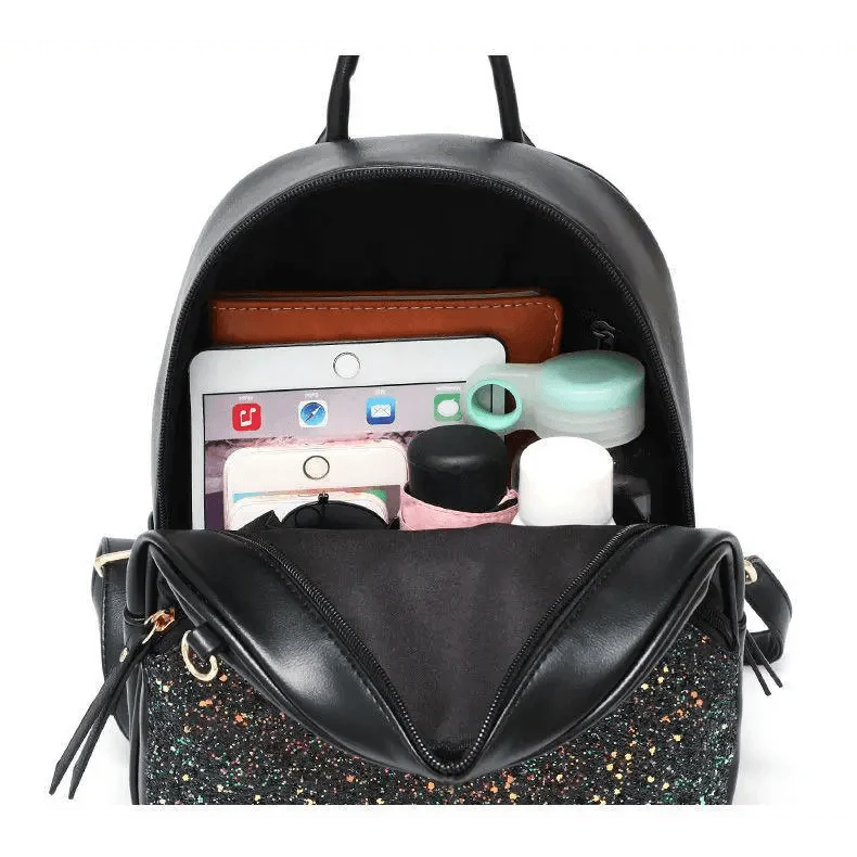 New PU Leather Business Backpacks For Ladies And Girls Fashion Designer Teenage Girls Student School Bags Stevvex