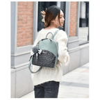 New PU Leather Business Backpacks For Ladies And Girls Fashion Designer Teenage Girls Student School Bags Stevvex