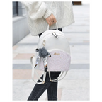 New PU Leather Business Backpacks For Ladies And Girls Fashion Designer Teenage Girls Student School Bags Stevvex