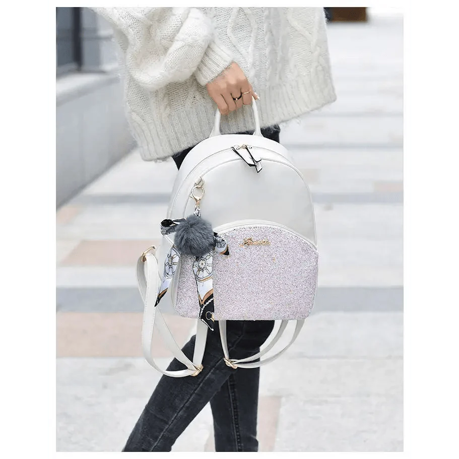 New PU Leather Business Backpacks For Ladies And Girls Fashion Designer Teenage Girls Student School Bags Stevvex
