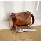 New PU Leather Shoulder Bag for Women Designer Wide Belt Handbags with Chain For Ladies Stevvex