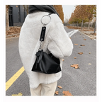 New PU Leather Shoulder Bag for Women Designer Wide Belt Handbags with Chain For Ladies Stevvex