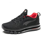 New Red Men's Sport Running Shoes Summer Sneakers Breathable Mesh Outdoor Athletic Non Slip Walking Jogging Tennis Sneakers Air Cushion Jogging Sneakers Stevvex