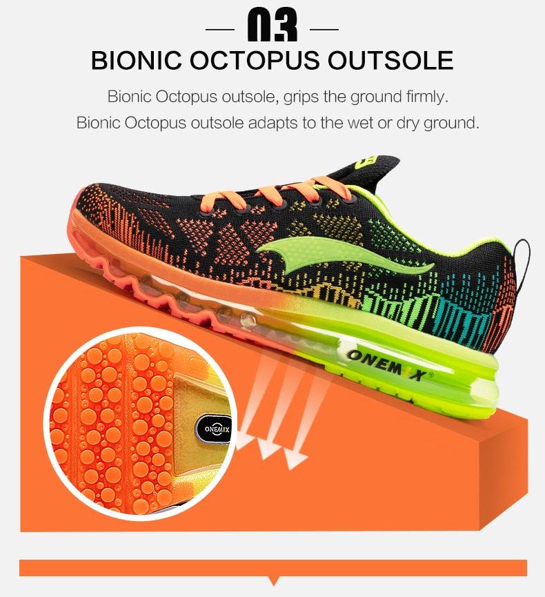 New Red Men's Sport Running Shoes Summer Sneakers Breathable Mesh Outdoor Athletic Non Slip Walking Jogging Tennis Sneakers Air Cushion Jogging Sneakers Stevvex