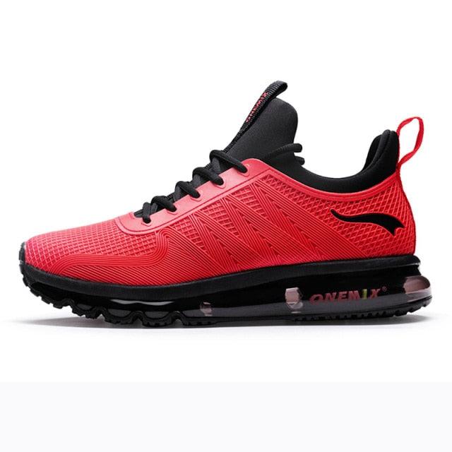 New Red Men's Sport Running Shoes Summer Sneakers Breathable Mesh Outdoor Athletic Non Slip Walking Jogging Tennis Sneakers Air Cushion Jogging Sneakers Stevvex