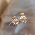 New Retro high-quality Pineapple pearl earrings Fashion Jewelry for women and Girls In Trend Design - Women Fashion Accessories Stevvex