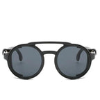 New Retro Sunglasses Unique Design Round Frame Vintage Style Sunglasses UV400 For Men