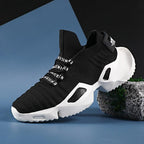 New Running Breathable Men's Sneakers Fashion Men Jogging Sports Lightweight Casual Fashion Height Increasing Casual Outdoor High Quality Mesh Jogging Non Slip Sneakers Stevvex