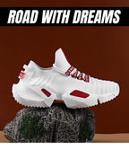 New Running Breathable Men's Sneakers Fashion Men Jogging Sports Lightweight Casual Fashion Height Increasing Casual Outdoor High Quality Mesh Jogging Non Slip Sneakers Stevvex