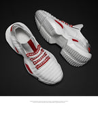 New Running Breathable Men's Sneakers Fashion Men Jogging Sports Lightweight Casual Fashion Height Increasing Casual Outdoor High Quality Mesh Jogging Non Slip Sneakers Stevvex