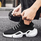 New Running Breathable Men's Sneakers Fashion Men Jogging Sports Lightweight Casual Fashion Height Increasing Casual Outdoor High Quality Mesh Jogging Non Slip Sneakers Stevvex