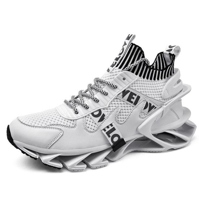 New Running Sneakers High Quality Breathable Mesh Sneakers For Jogging Walking Athletics Trainer Sports Men's Running Shoes Non Slip Athletic Tennis Walking Sneakers Stevvex