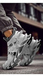 New Running Sneakers High Quality Breathable Mesh Sneakers For Jogging Walking Athletics Trainer Sports Men's Running Shoes Non Slip Athletic Tennis Walking Sneakers Stevvex