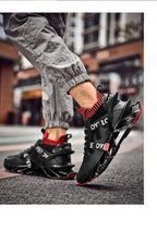 New Running Sneakers High Quality Breathable Mesh Sneakers For Jogging Walking Athletics Trainer Sports Men's Running Shoes Non Slip Athletic Tennis Walking Sneakers Stevvex