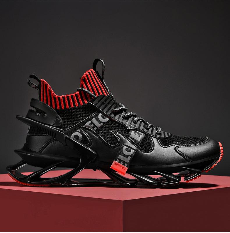 New Running Sneakers High Quality Breathable Mesh Sneakers For Jogging Walking Athletics Trainer Sports Men's Running Shoes Non Slip Athletic Tennis Walking Sneakers Stevvex