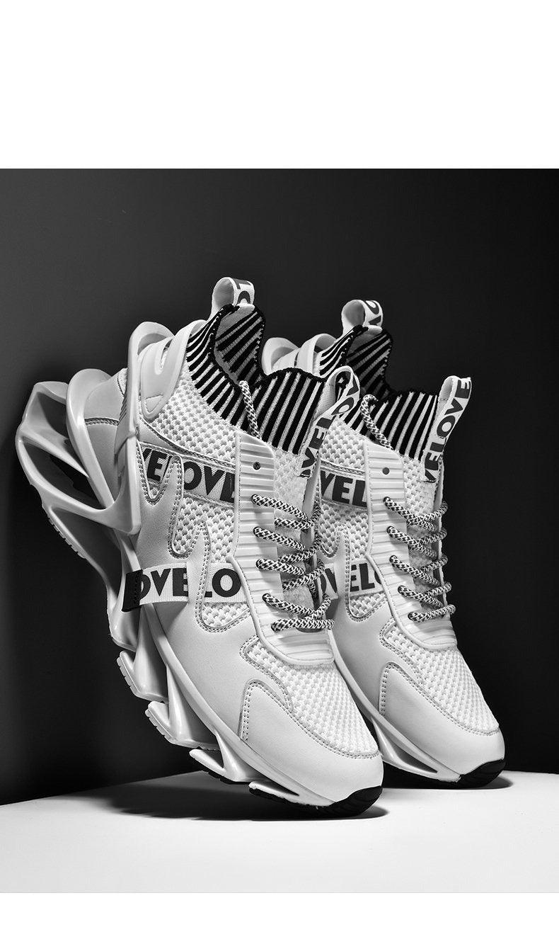 New Running Sneakers High Quality Breathable Mesh Sneakers For Jogging Walking Athletics Trainer Sports Men's Running Shoes Non Slip Athletic Tennis Walking Sneakers Stevvex