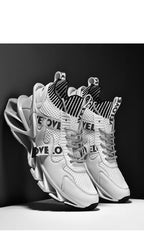 New Running Sneakers High Quality Breathable Mesh Sneakers For Jogging Walking Athletics Trainer Sports Men's Running Shoes Non Slip Athletic Tennis Walking Sneakers Stevvex