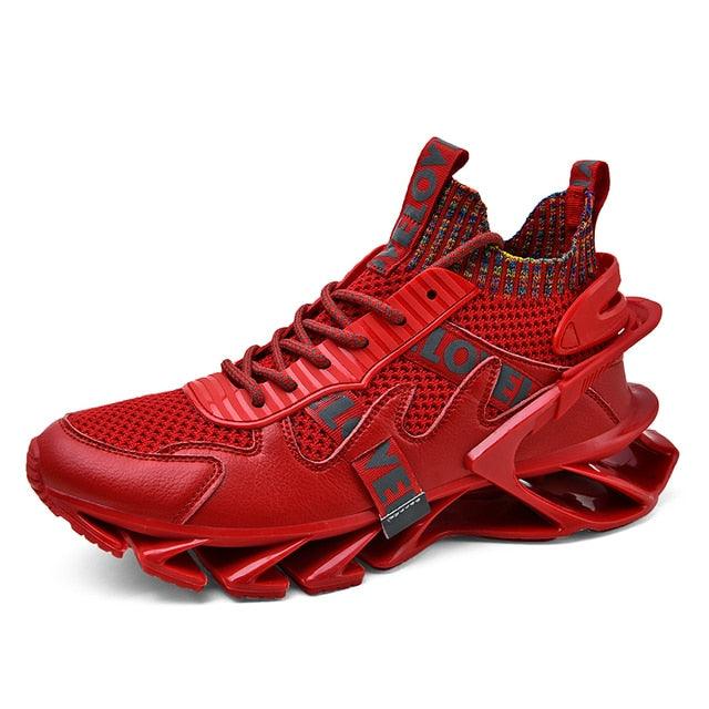 New Running Sneakers High Quality Breathable Mesh Sneakers For Jogging Walking Athletics Trainer Sports Men's Running Shoes Non Slip Athletic Tennis Walking Sneakers Stevvex