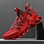 New Running Sneakers High Quality Breathable Mesh Sneakers For Jogging Walking Athletics Trainer Sports Men's Running Shoes Non Slip Athletic Tennis Walking Sneakers Stevvex