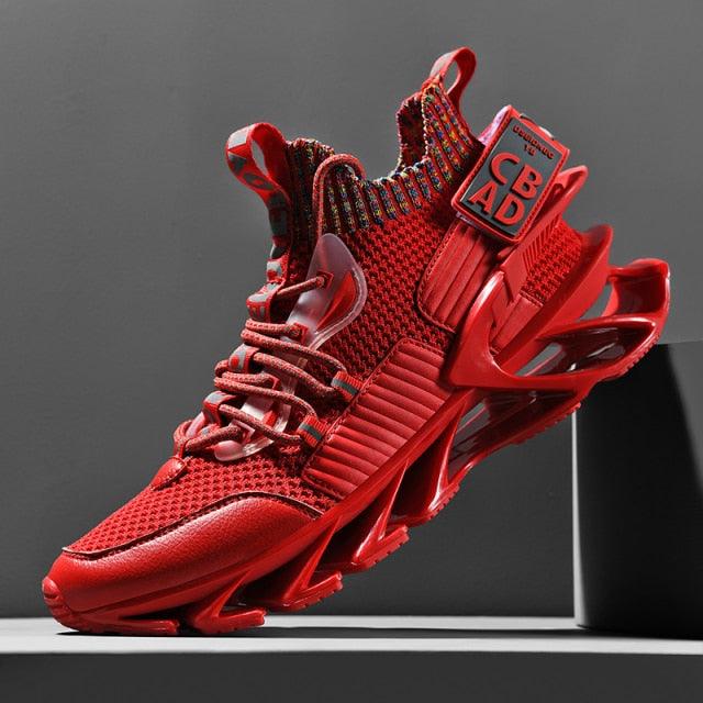 New Running Sneakers High Quality Breathable Mesh Sneakers For Jogging Walking Athletics Trainer Sports Men's Running Shoes Non Slip Athletic Tennis Walking Sneakers Stevvex