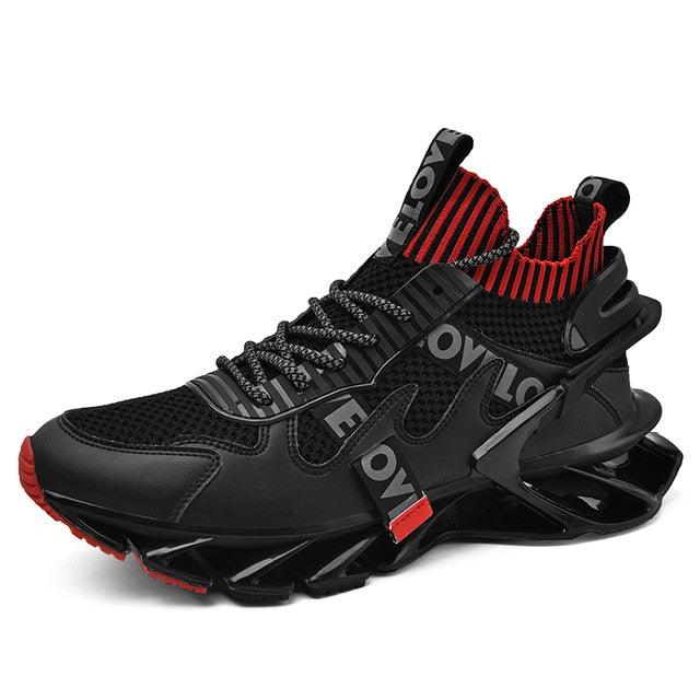 New Running Sneakers High Quality Breathable Mesh Sneakers For Jogging Walking Athletics Trainer Sports Men's Running Shoes Non Slip Athletic Tennis Walking Sneakers Stevvex