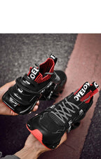 New Running Sneakers High Quality Breathable Mesh Sneakers For Jogging Walking Athletics Trainer Sports Men's Running Shoes Non Slip Athletic Tennis Walking Sneakers Stevvex